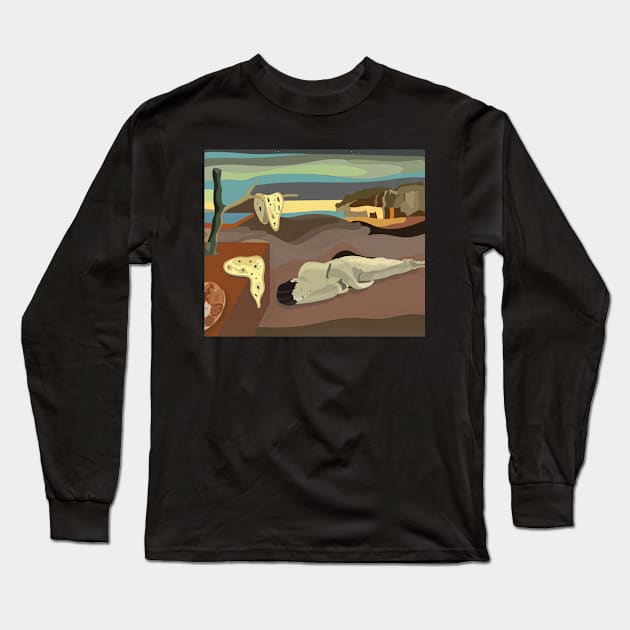 Modern surrealism 2020 Long Sleeve T-Shirt by ROCOCO DESIGNS